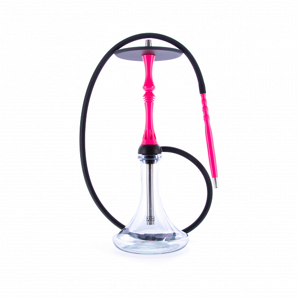 Кальян Alpha Hookah Kappa Rose Fluor (Розовый, 56 см) в Турции