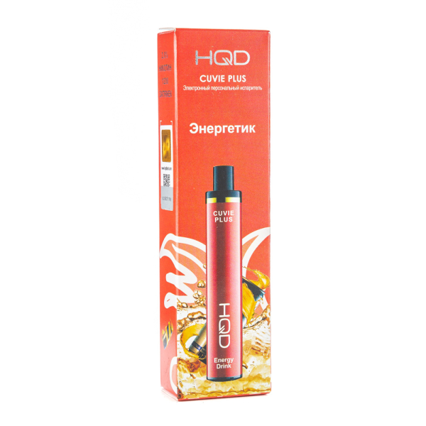 Одноразовая электронная сигарета HQD Cuvie Plus Energy Drink (Энергетик) 1200 затяжек в Турции