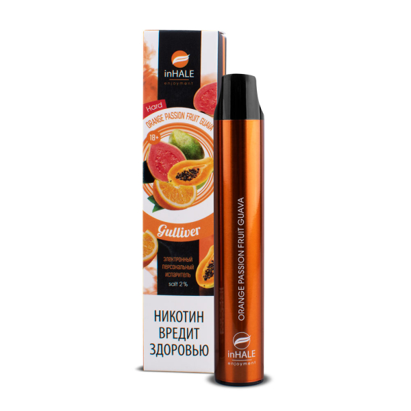 inHale Guliver Hard Orange Passion Fruit Guava (Апельсин Маракуйя Гуава) 1500 затяжек в Турции
