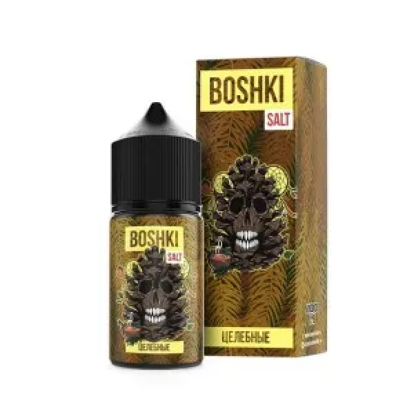 Жидкость BOSHKI Salt Целебные (Мёд трава чай хвоя) (30 мл, 20 мг/мл) в Турции