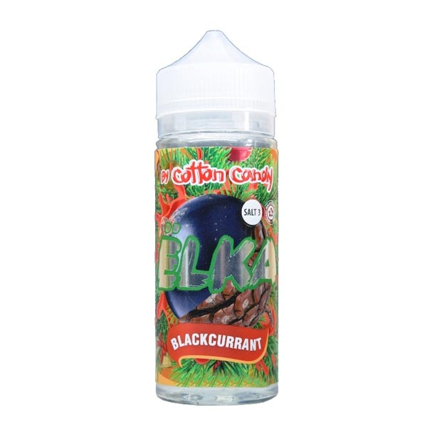 Жидкость Cotton Candy ЁLKA BLACKCURRANT (Хвоя С Мятой И Чёрной Смородиной) (120 мл, 0 мг/мл) в Турции