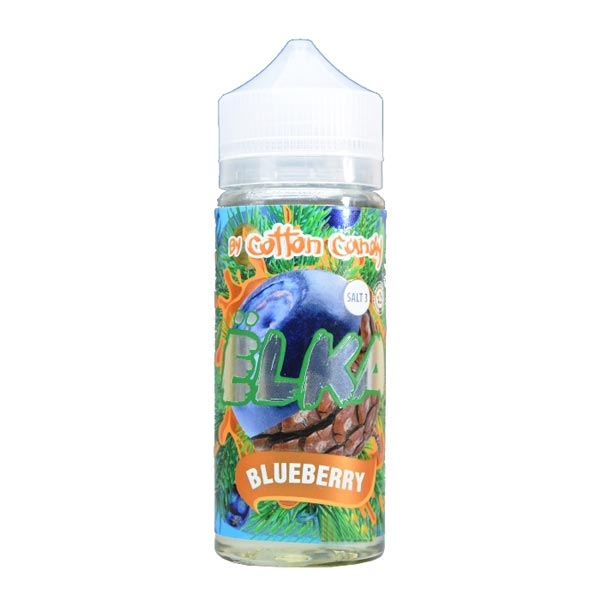 Жидкость Cotton Candy ЁLKA BLUEBERRY (Хвоя С Мятой И Черникой) (120 мл, 0 мг/мл) в Турции