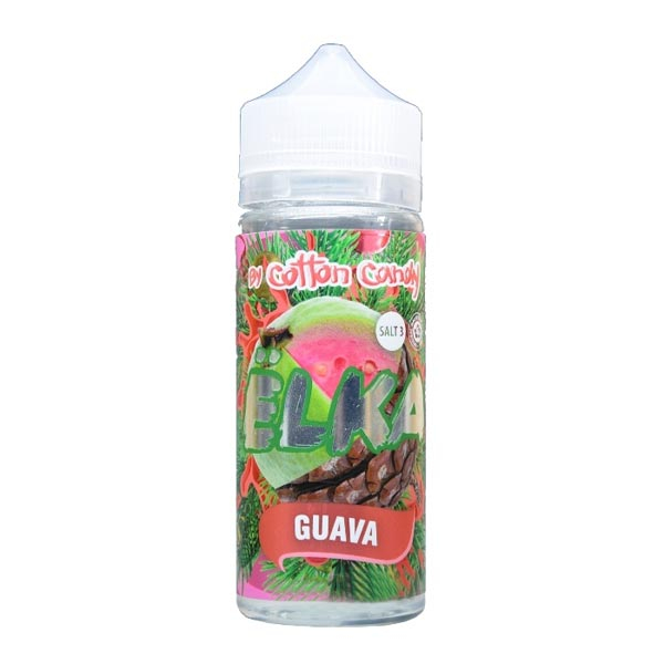 Жидкость Cotton Candy ЁLKA GUAVA (Хвоя С Мятой И Гуавой) (120 мл, 0 мг/мл) в Турции