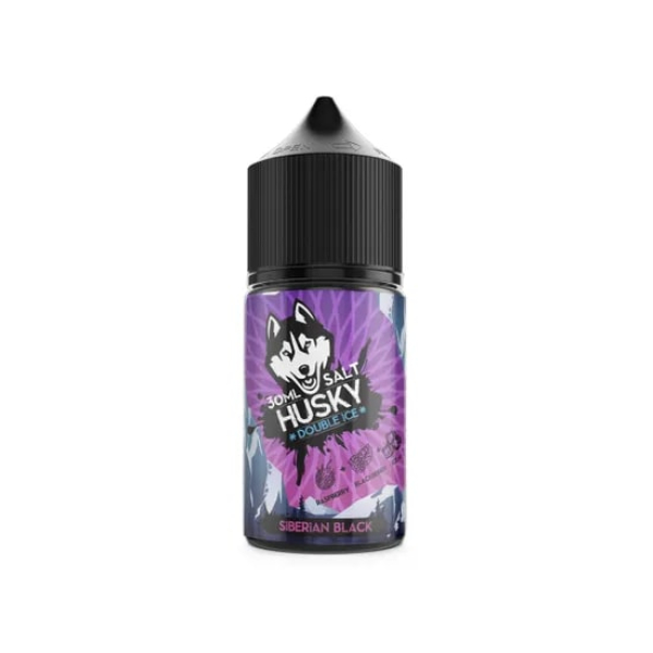 Жидкость Husky salt Double ice Siberian Black (Малина ежевика мята) (30 мл, 20 мг/мл) в Турции