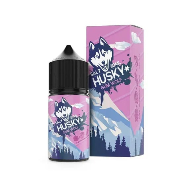 Жидкость Husky salt Malaysian series Gum wolf (Жвачка холодок арбуз) (30 мл, 20 мг/мл) в Турции