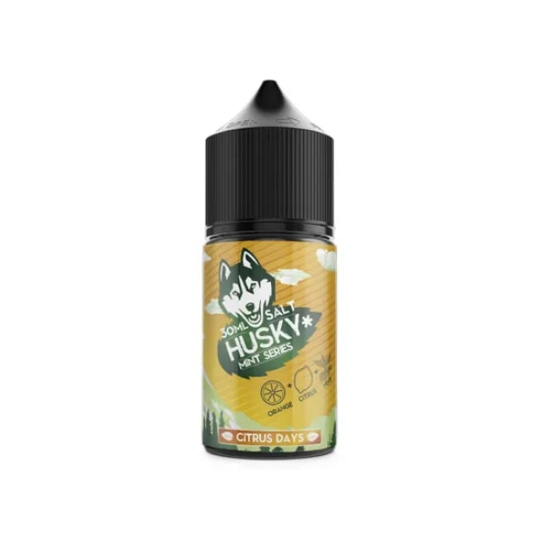 Жидкость Husky salt Mint series Citrus Days (Мороженное апельсин мята) (30 мл, 20 мг/мл) в Турции