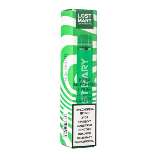 Lost Mary Kiwi Passion Fruit Guava Киви Маракуйя Гуава, 1500 тяг в Турции