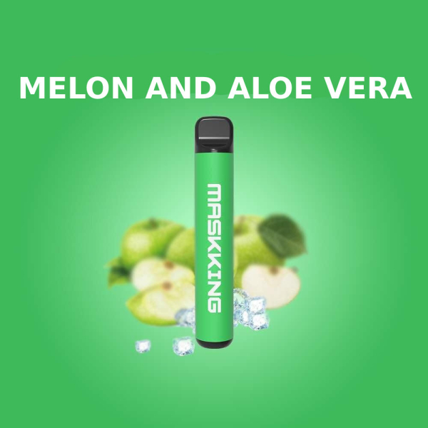 Одноразовая электронная сигарета Maskking High Pro Melon And Aloe Vera (Дыня Алоэ Вера) 1000 затяжек в Турции