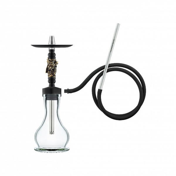 Кальян Honey Sigh Mini Dark Exclusive Samurai Серебристый (38 см) в Турции