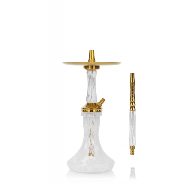 Кальян Ocean Hookah Kaif Small 2 (золотой,белый, 53 см) в Турции