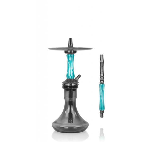 Кальян Ocean Hookah Kaif Small 2 (черный,бирюзовый, 53 см) в Турции