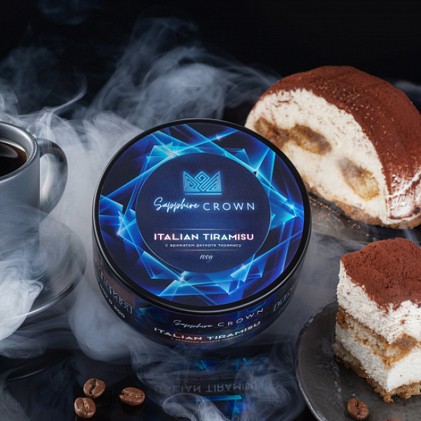 Табак Sapphire Crown Italian Tiramisu (Сливочный крем бисквит) 100 гр в Турции