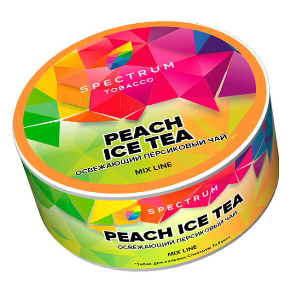Табак Spectrum Mix Line Peach ice tea (Освежающий персиковый чай) 25 гр в Турции