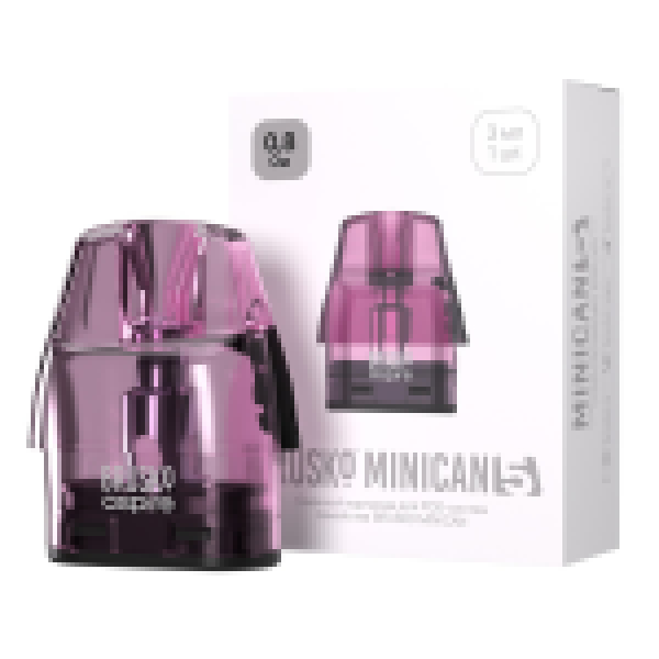 Картридж Brusko Minican 5 3 Мл 08 Ом Розовый Pink Упак. 1 Шт. в Турции