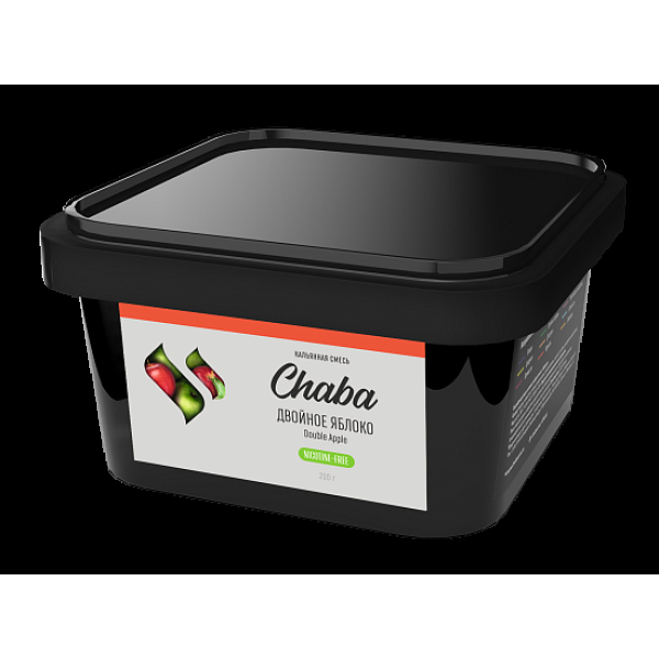 Безникотиновая смесь Chaba Double Apple Двойное Яблоко 200 грамм в Турции