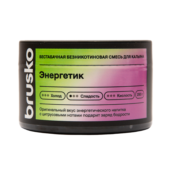 Бестабачная смесь Brusko Энергетик 250 грамм в Турции