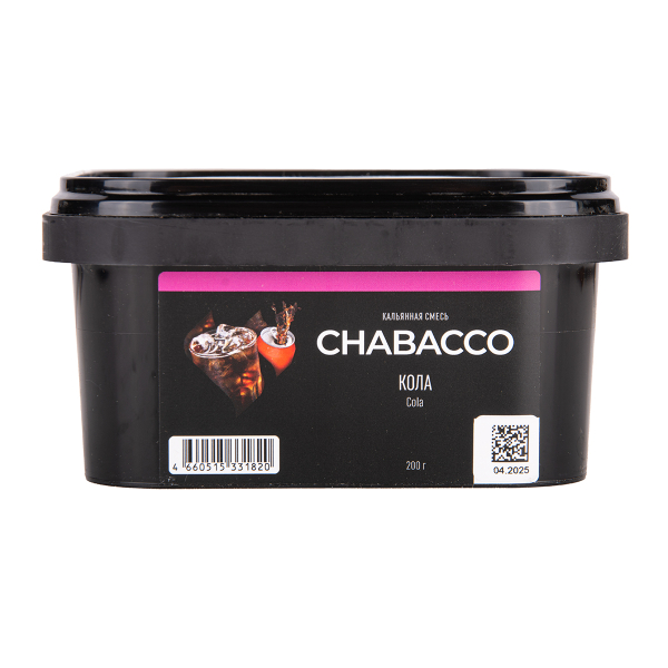 Бестабачная смесь Chabacco Medium Cola 200 грамм в Турции