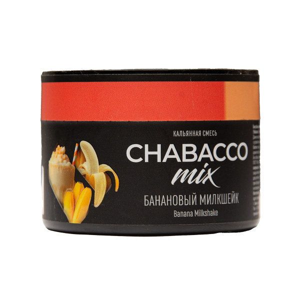 Бестабачная смесь Chabacco Medium Mix Banana Milkshake Medium 40 грамм в Турции