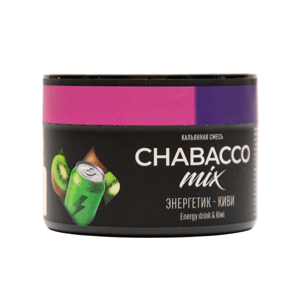 Бестабачная смесь Chabacco Medium Mix Energy Drink & Kiwi 40 грамм в Турции