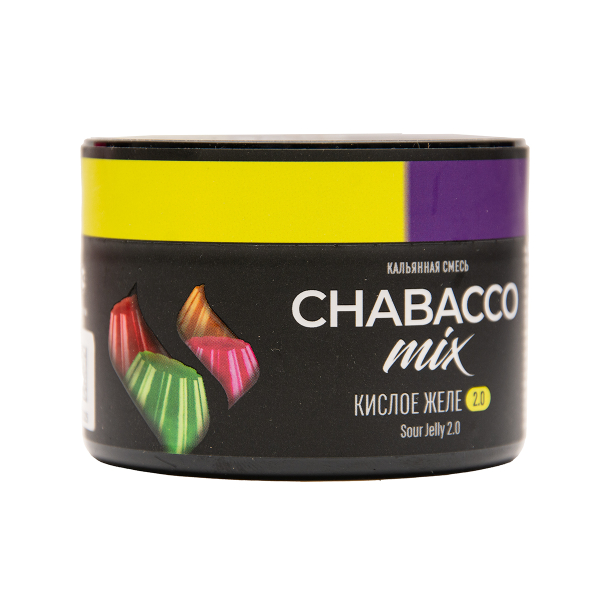 Бестабачная смесь Chabacco Mix Medium Sour Jelly 2.0 50 грамм в Турции