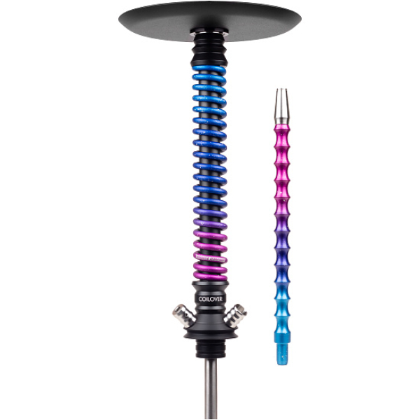 Кальян Mamay Customs Coilover Big Anod Черный Мат Blue Space в Турции