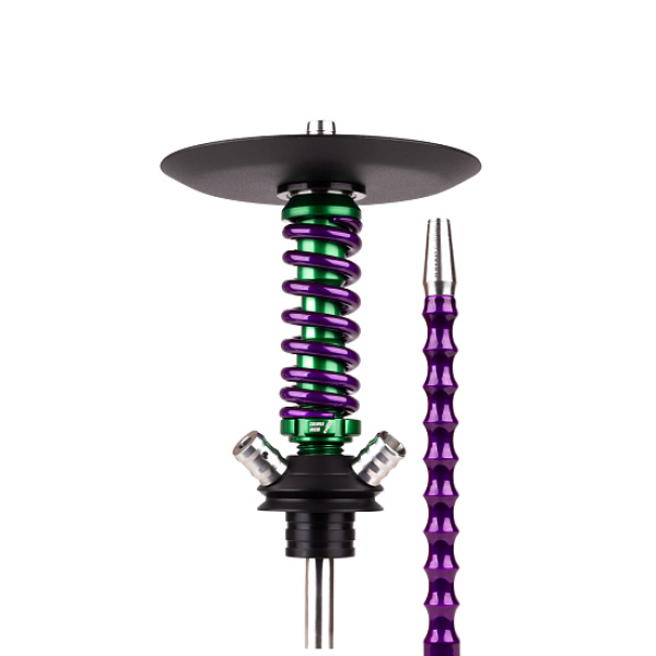 Кальян Mamay Customs Coilovers Micro Anod Green Фиолетовый Лак в Турции