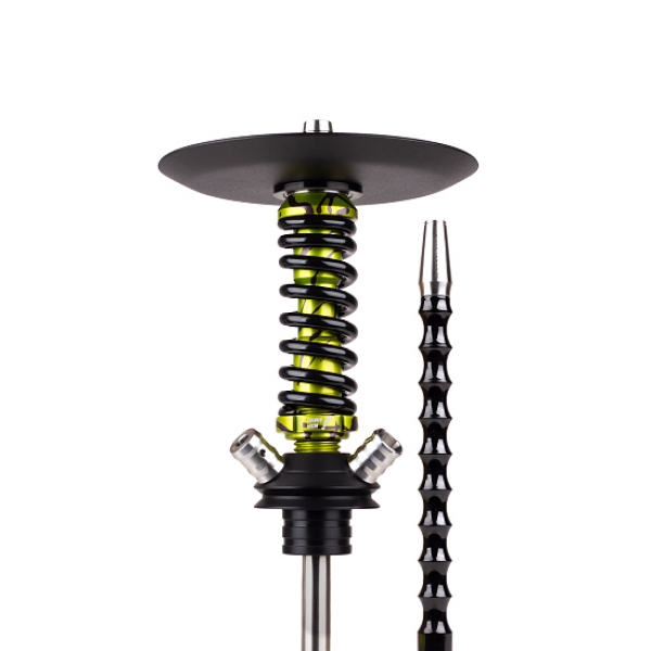 Кальян Mamay Customs Coilovers Micro Anod Oliva Splash Черный Глянец в Турции