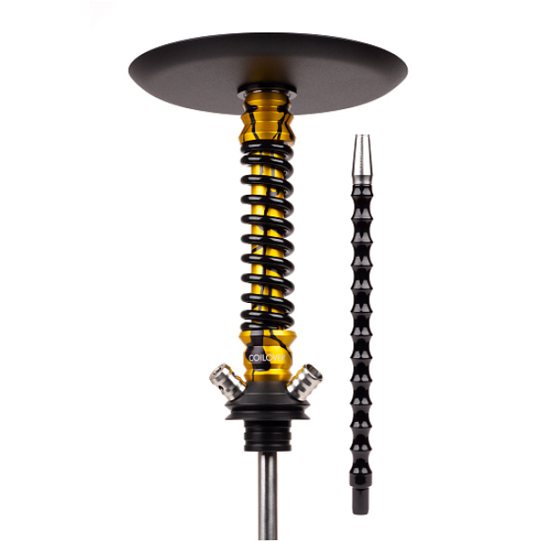 Кальян Mamay Customs Coilovers Mini Anod Gold Splash Черный Глянец в Турции