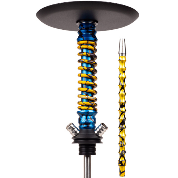 Кальян Mamay Customs Coilovers Mini Special Anod Blue Splash Gold в Турции