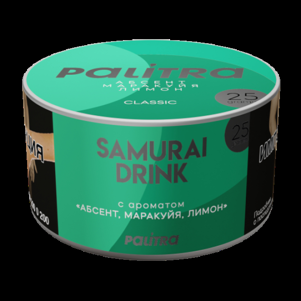 Табак Palitra Samurai Drink Напиток Самурая 25 грамм в Турции