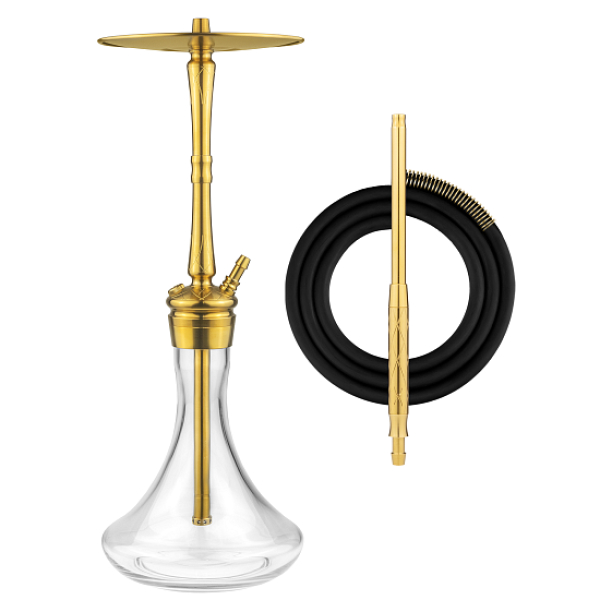 Кальян Hoob Go Pro Gold Фурнитура Gold Prima Быстросъёмное Блюдце в Турции