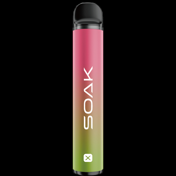 Электронка Soak X Raspberry Soda Малиновая Газировка 2200 затяжек в Турции