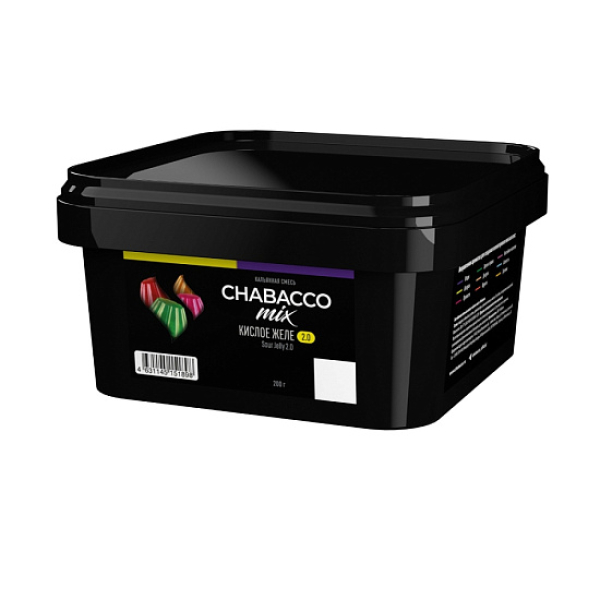 Бестабачная смесь Chabacco Mix Sour Jelly 2.0 Кислое Желе Medium 200 грамм в Турции