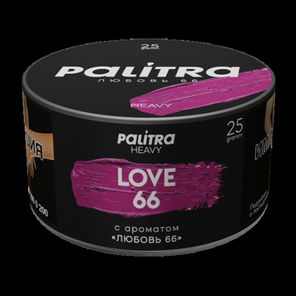 Табак Palitra Heavy Любовь 66 Love 66 25 грамм в Турции
